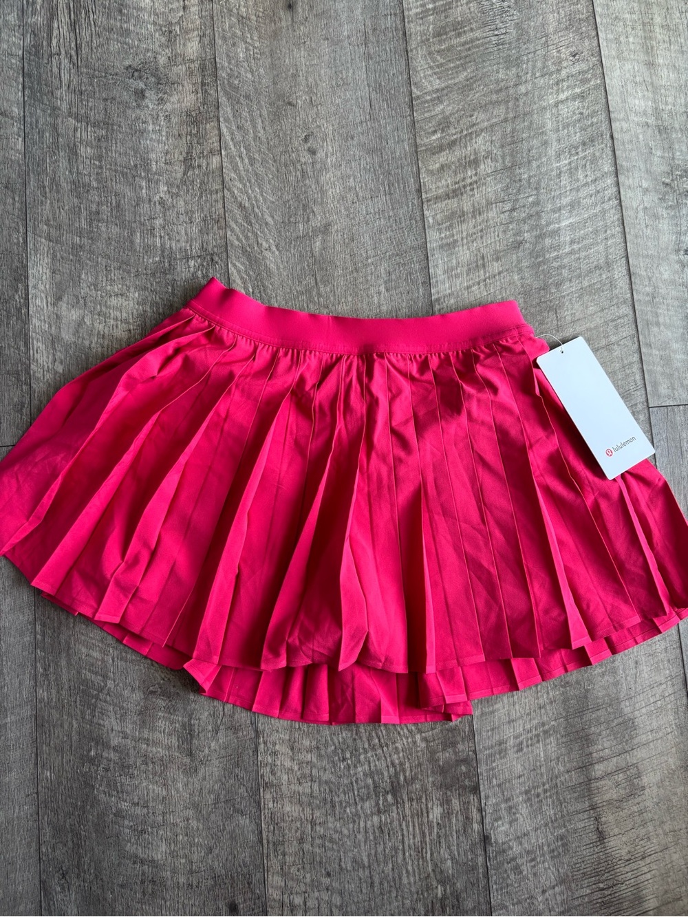 lululemon athletica Bright Pink Pleated Tennis Skirt